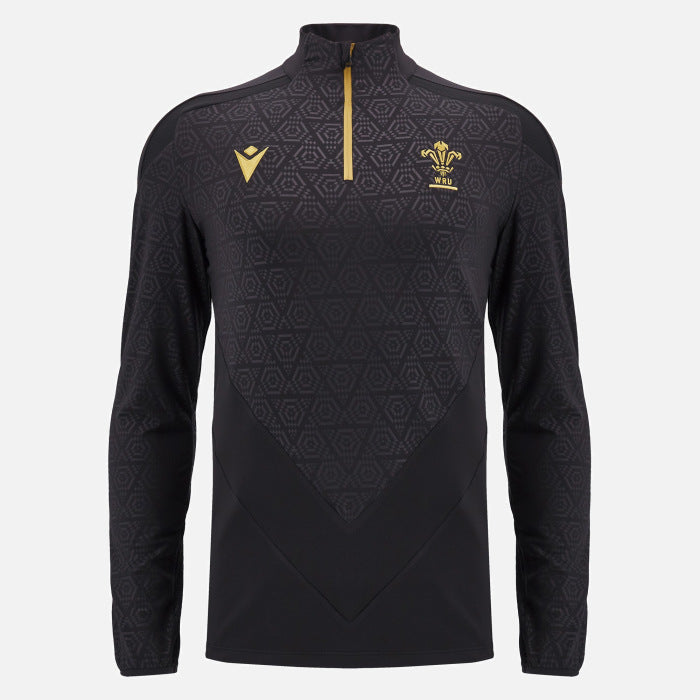 Haut d’Entraînement 1/4 Zip Rugby Pays de Galles Homme