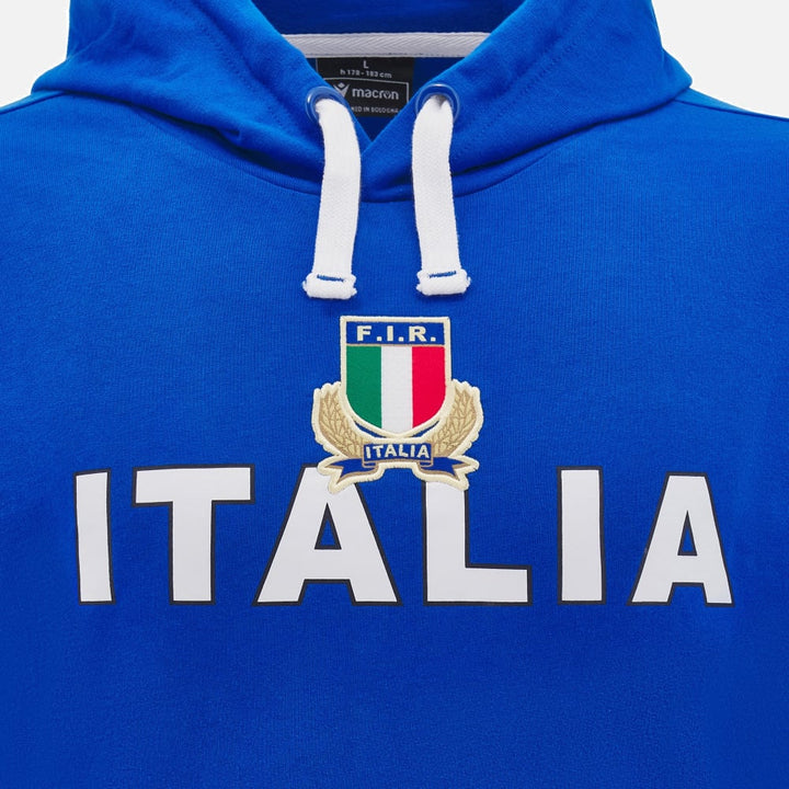 Sweat à Capuche Supporter Italie Rugby Homme