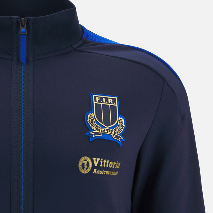 Veste Athleisure Anthem Macron Italie Rugby 2025/26