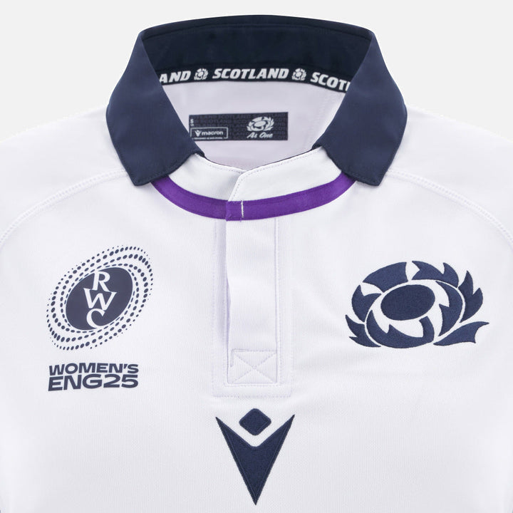 Maillot de rugby extérieur féminin Macron WRWC 2025/26 Écosse