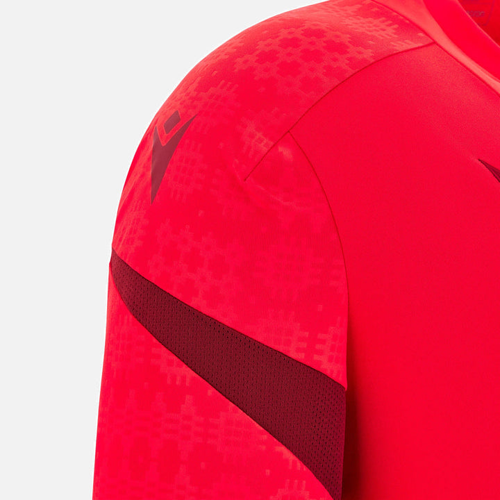 Macron Rugby Wales 2025/26 Red Training T-Shirt Kids