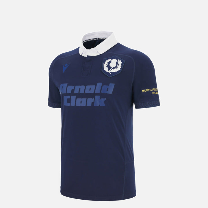 Maillot Macron Scotland Rugby Murrayfield 100 Réplique Enfant 