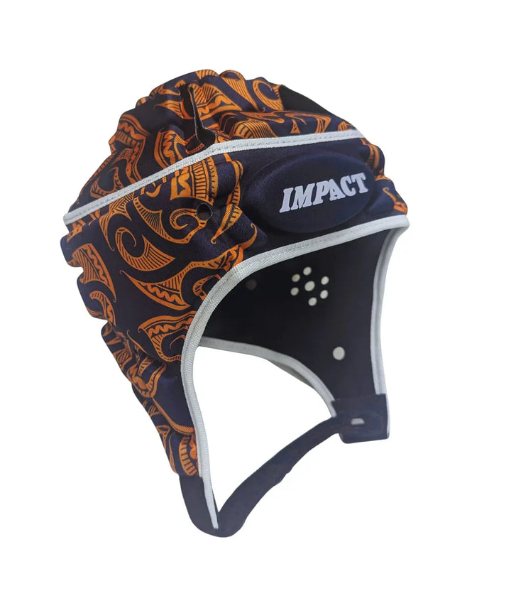Casque Impact Rugby Kiwi bleu marine/orange
