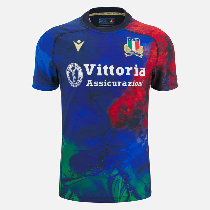 Maillot d'entraînement de rugby Macron Italie Rugby 2025/26 pour homme