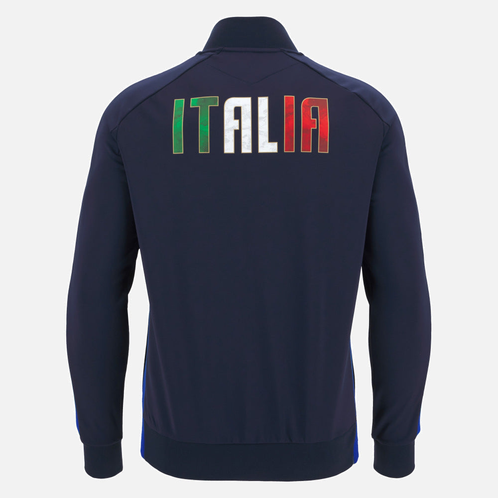 Veste Athleisure Anthem Macron Italie Rugby 2025/26