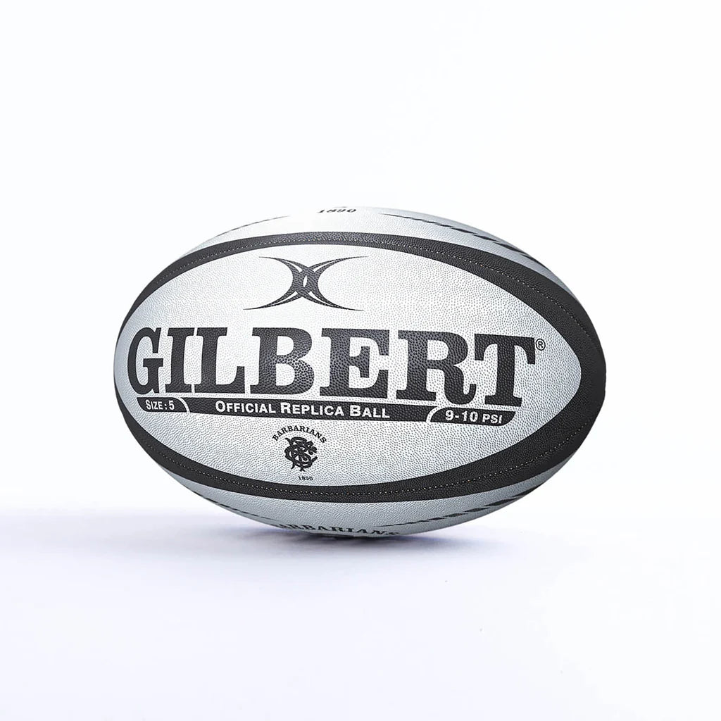 Ballon de rugby réplique Gilbert Barbarians taille 5