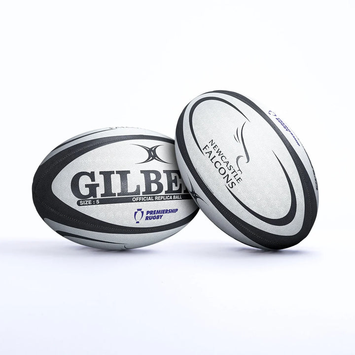 Ballon de rugby réplique Gilbert Newcastle Falcons taille 5