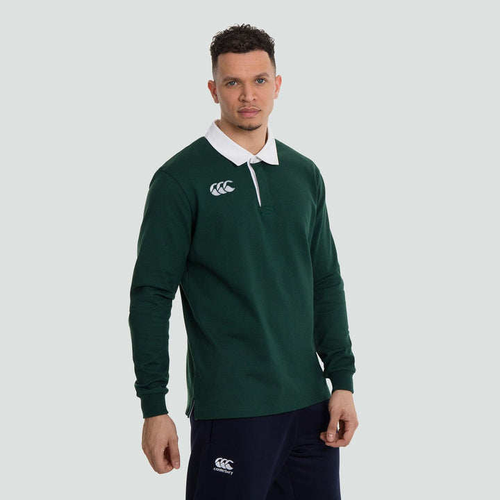 Maillot rétro à manches longues Canterbury LS Forest pour hommes