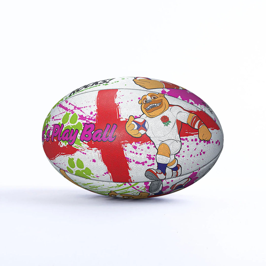 Pallone da tifoso mascotte Gilbert Ruckley taglia 4