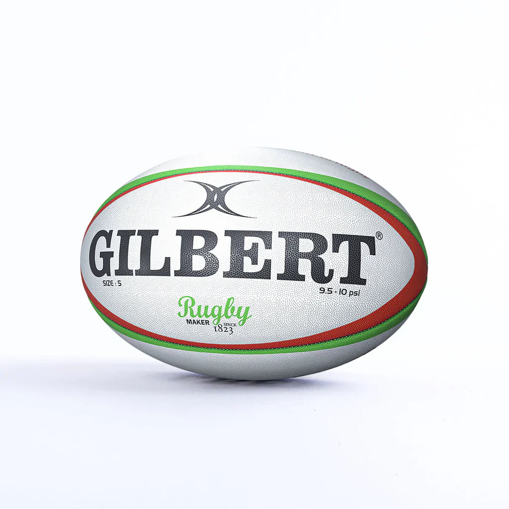 Ballon de rugby Gilbert en cuillère en bois taille 5