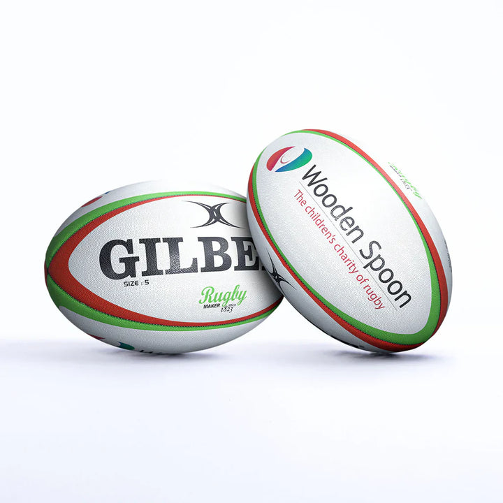 Ballon de rugby Gilbert en cuillère en bois taille 5
