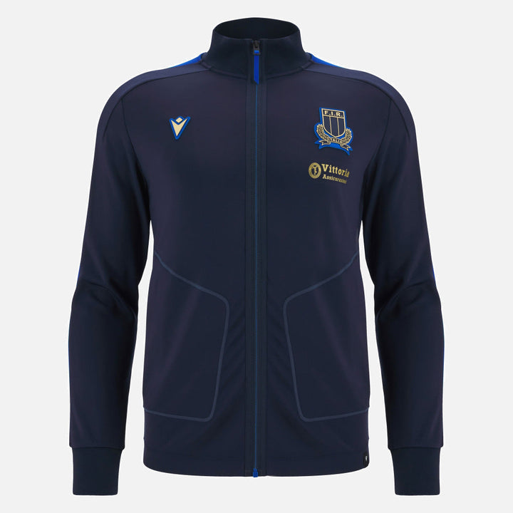 Veste Athleisure Anthem Macron Italie Rugby 2025/26