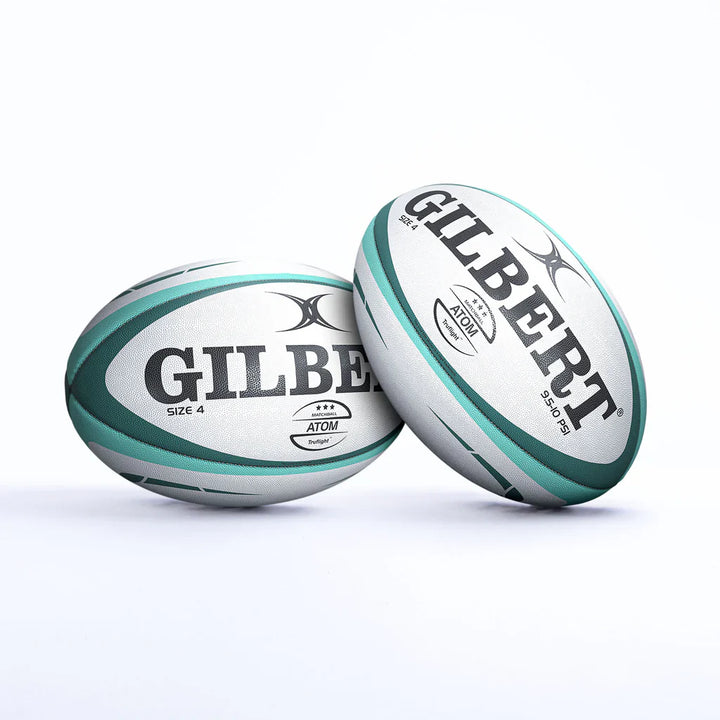 Ballon de rugby Gilbert Atom Match Vert Taille 4