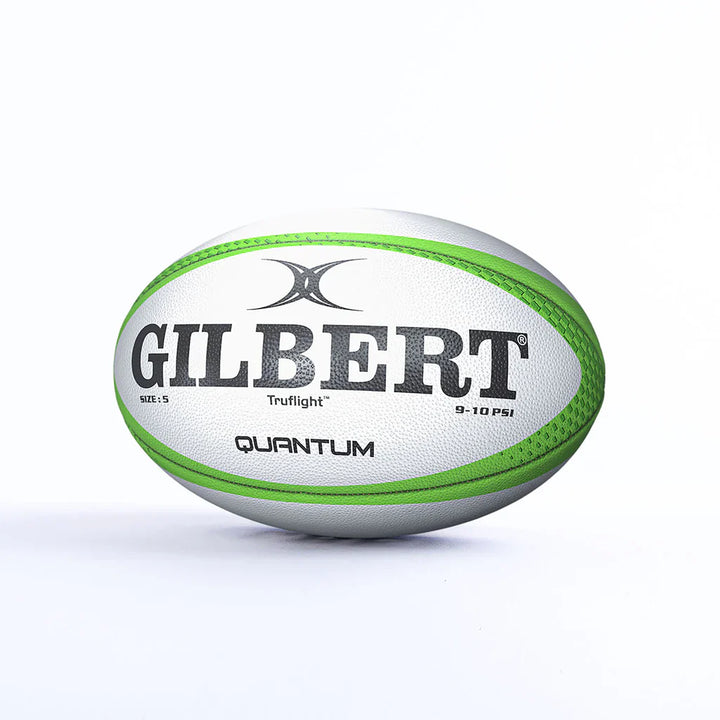 Gilbert Quantum 7S Rugby Match Ball Green Size 5