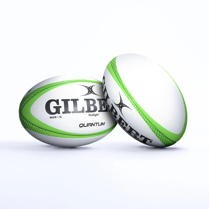 Gilbert Quantum 7S Rugby Match Ball Green Size 5