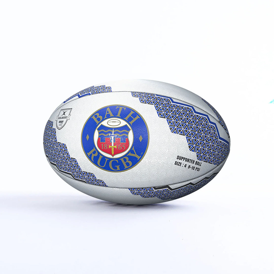 Gilbert Bath Supporter Rugby Ball Size 4