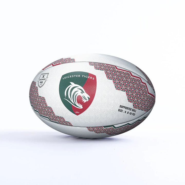 Gilbert Leicester Tigers Supporter Rugby Ball Size 4
