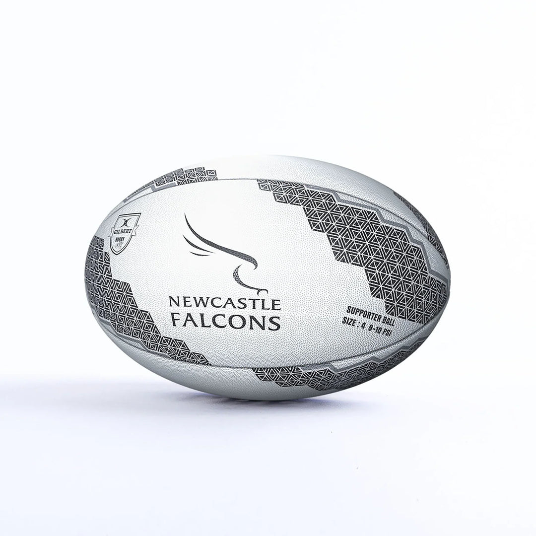 Gilbert Newcastle Falcons Supporter Rugby Ball Size 5