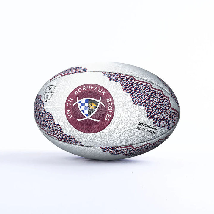 Ballon Rugby Supporter Gilbert Bordeaux Bègles Taille 5