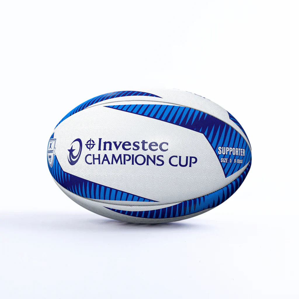 Ballon de rugby Gilbert Investec Champions Cup Supporter Taille 5