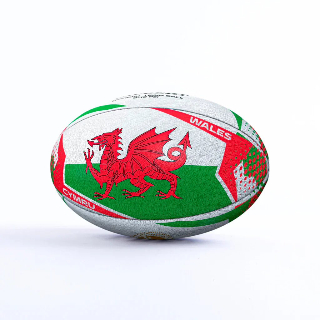 Ballon de rugby Gilbert WRWC 2025 Pays de Galles Taille 5