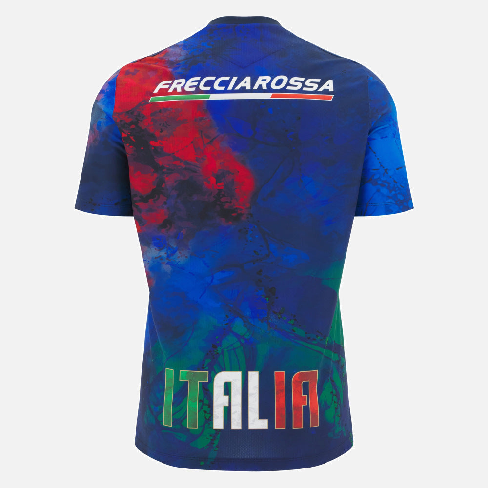 T-shirt d'entraînement Macron Italie Rugby 2025/26 pour homme