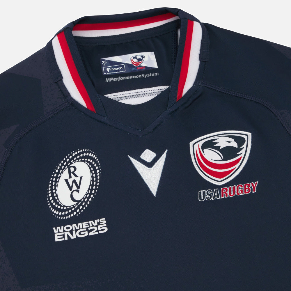 Maillot domicile Macron WRWC 2025 USA Rugby Femme