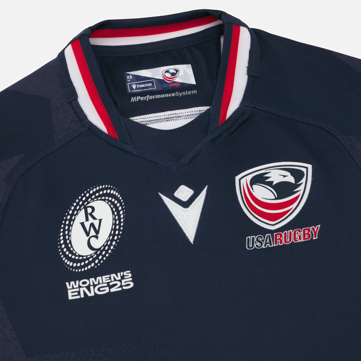 Maillot domicile Macron WRWC 2025 USA Rugby Femme