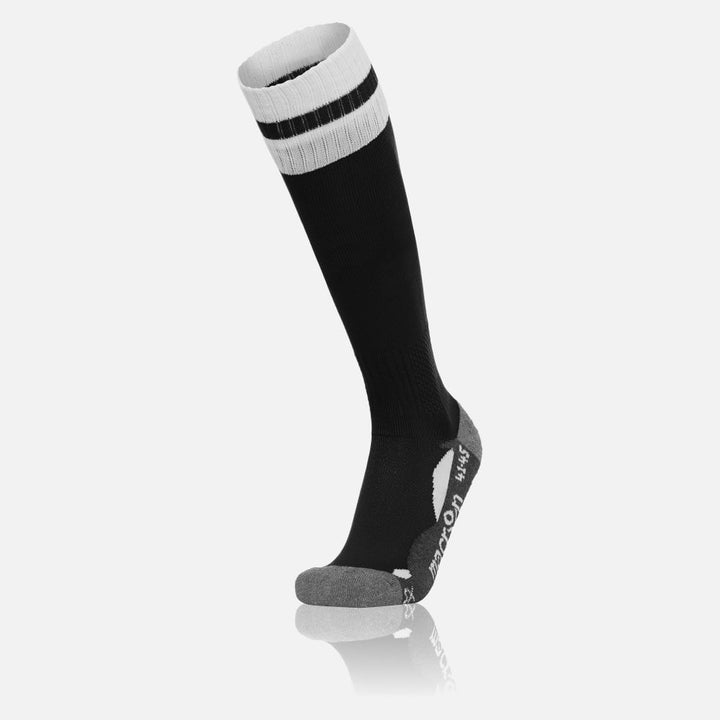 Chaussettes de rugby Macron Azlon Noir/Blanc