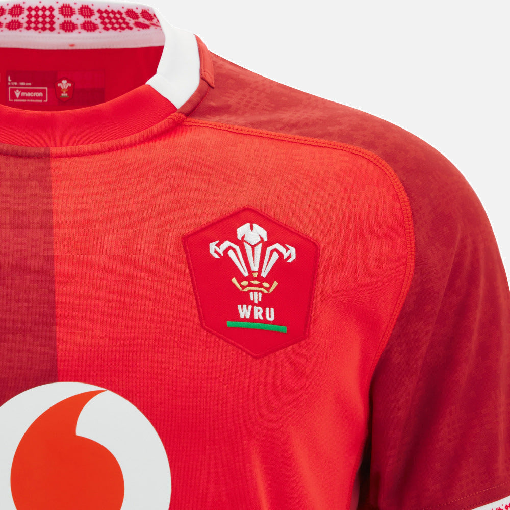 Maillot Macron Pays de Galles Rugby Domicile Réplique 2025/26 Homme