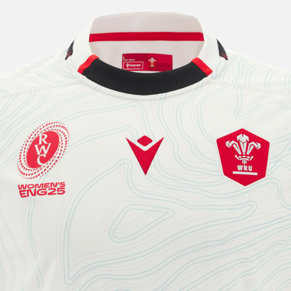Maillot extérieur Macron Wales Rugby WRWC Réplique 2025 Homme