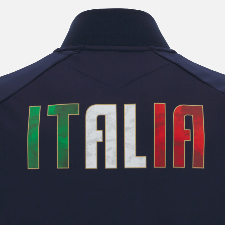 Veste Athleisure Anthem Macron Italie Rugby 2025/26