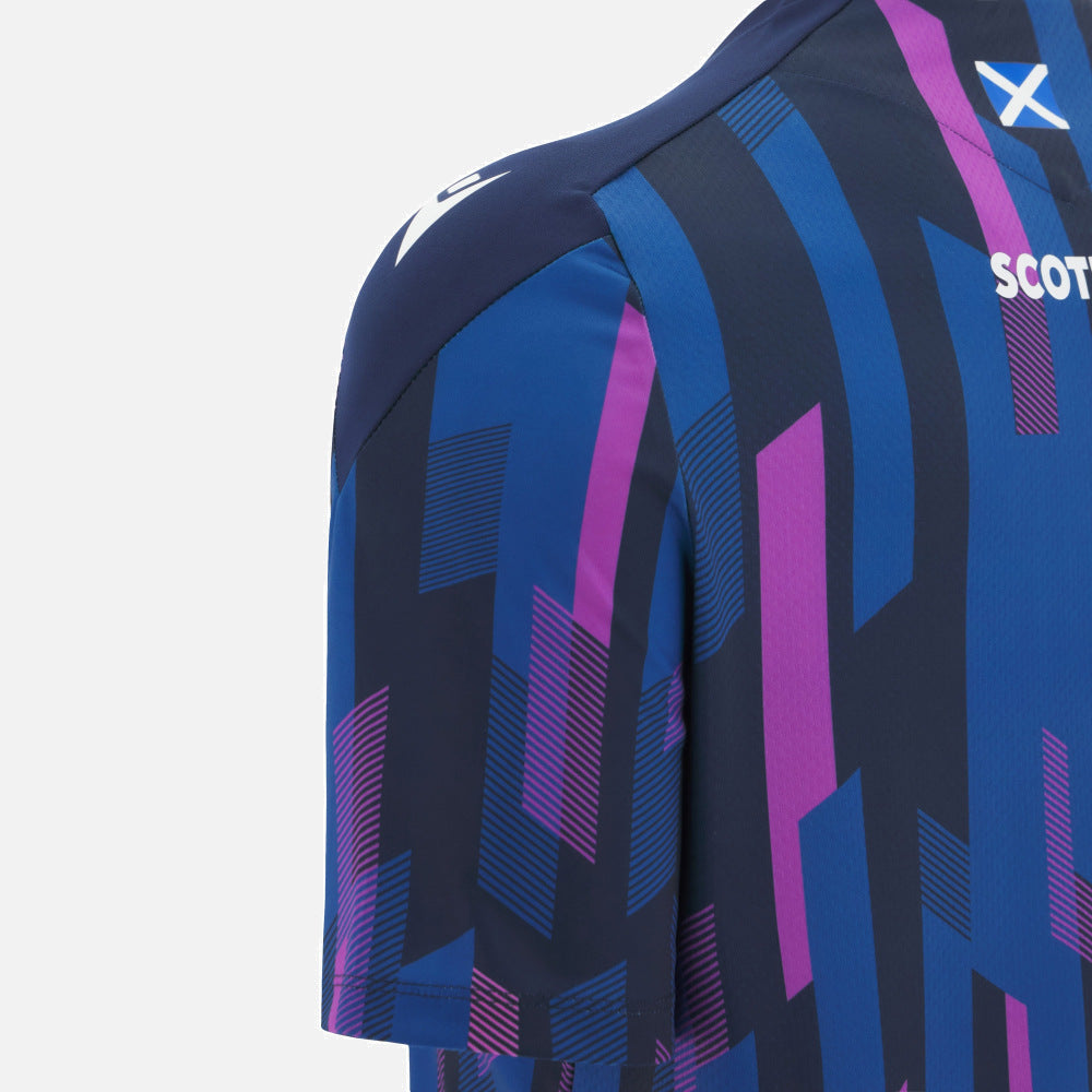 T-shirt d'échauffement Macron Scottish Rugby 2025/26 pour homme