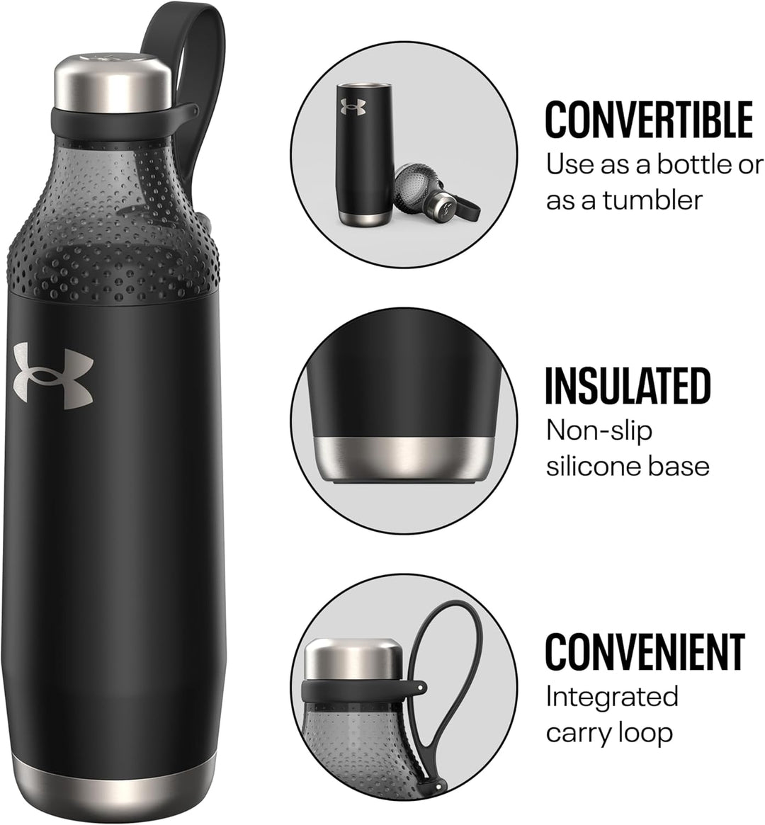 Gourde Under Armour Infinity 650 ml (22 oz) Noir satiné