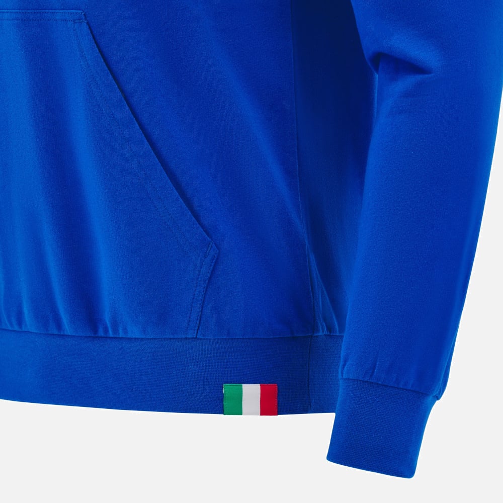 Sweat à Capuche Supporter Italie Rugby Homme