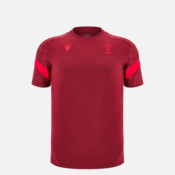 T-shirt d'entraînement Macron Rugby Pays de Galles 2025/26 pour enfants