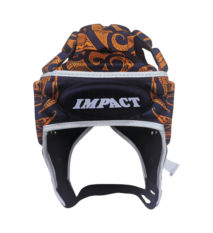 Casque Impact Rugby Kiwi bleu marine/orange