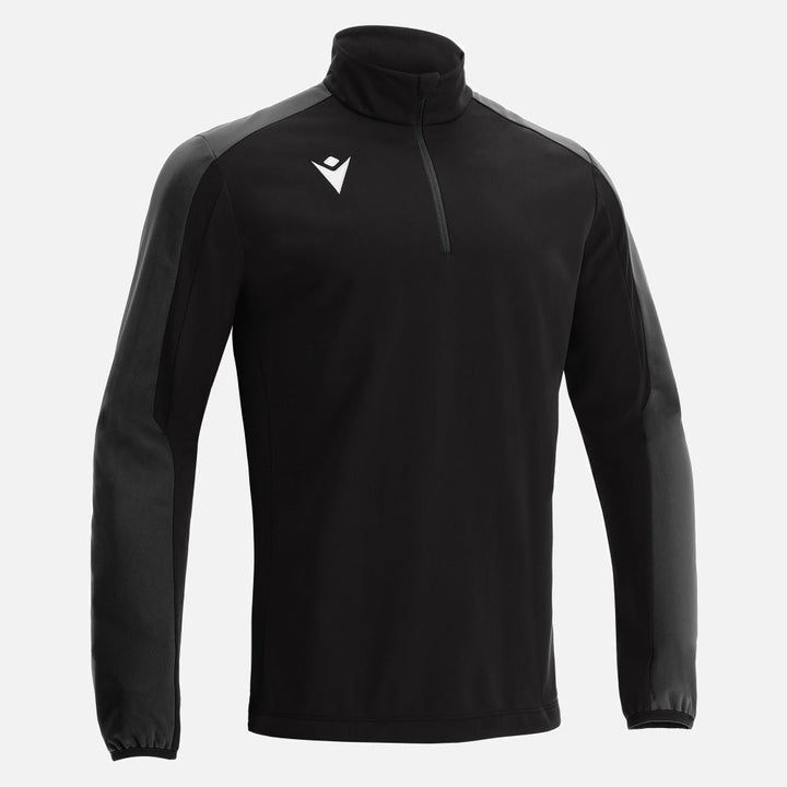 Macron Arno 1/4 Zip Jersey Senior Zwart