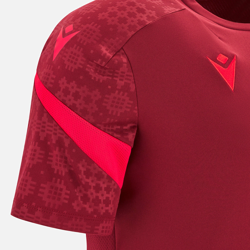 T-shirt d'entraînement Macron Rugby Pays de Galles 2025/26 pour homme