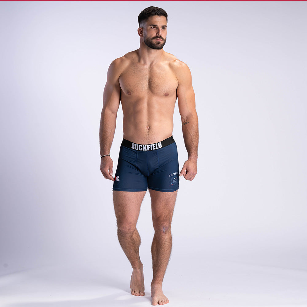 Boxer Navy du French Rugby Club Ruckfield