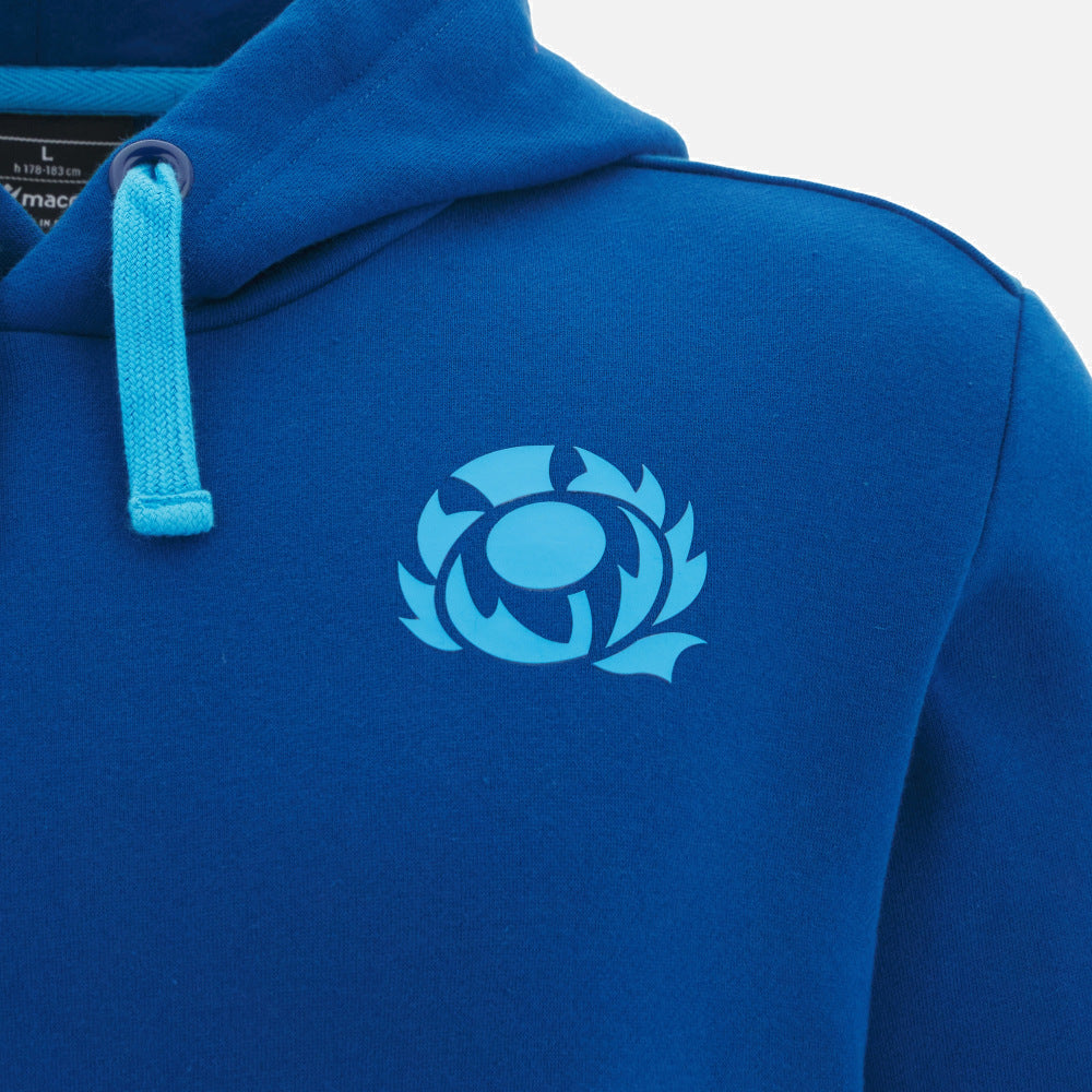 Sweat à capuche de voyage Macron Écosse Rugby 2025/26 pour homme