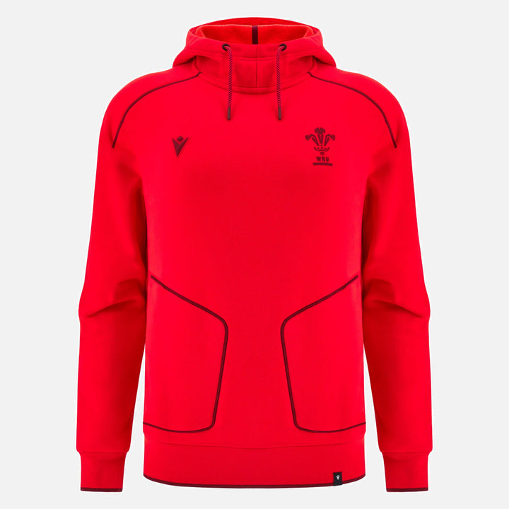 Sweat à capuche Macron Rugby Pays de Galles 2025/26 Travel Yukon pour homme