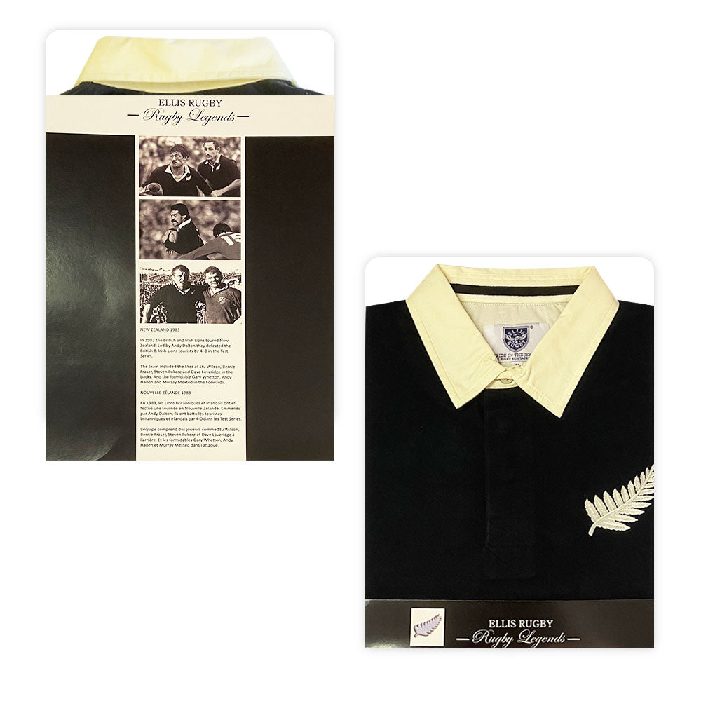 Maglia da rugby Ellis All Blacks 1983