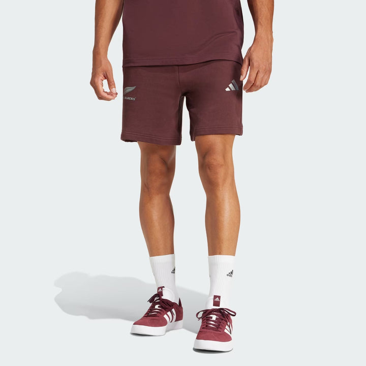 Short adidas All Blacks 3 bandes en molleton pour homme 