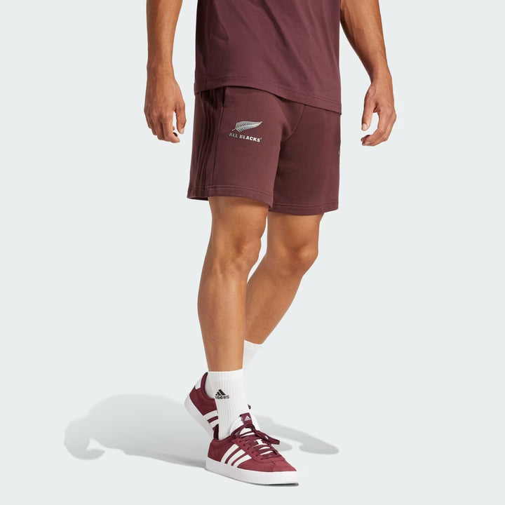 Short adidas All Blacks 3 bandes en molleton pour homme 