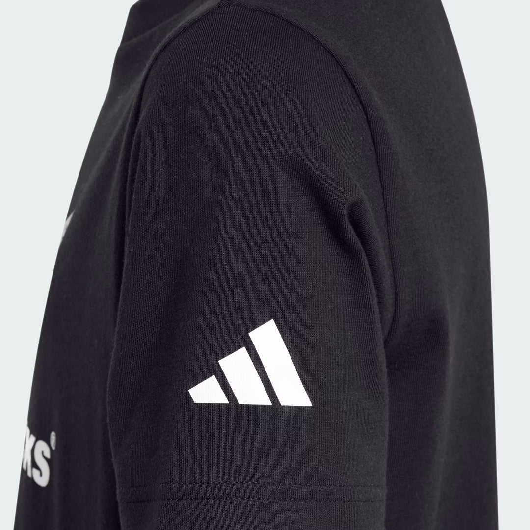 Maglietta con logo adidas All Blacks per bambini