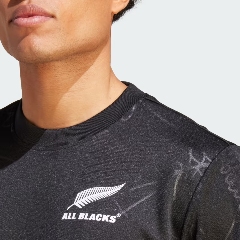 T-shirt de supporter de rugby All Blacks Adidas