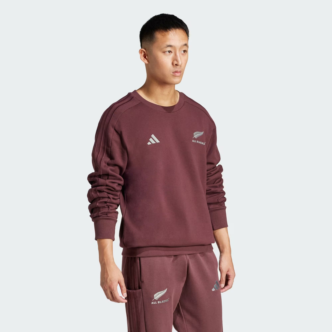 Felpa da uomo adidas All Blacks Aurora Ruby