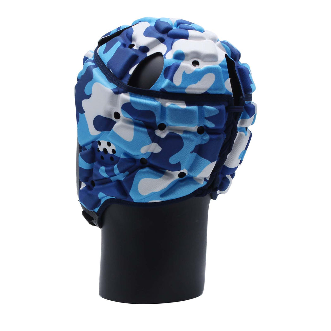Casque de protection Impact Rugby Camo bleu