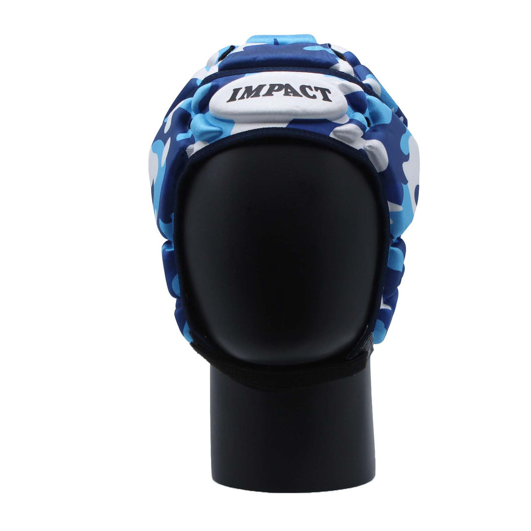 Casque de protection Impact Rugby Camo bleu